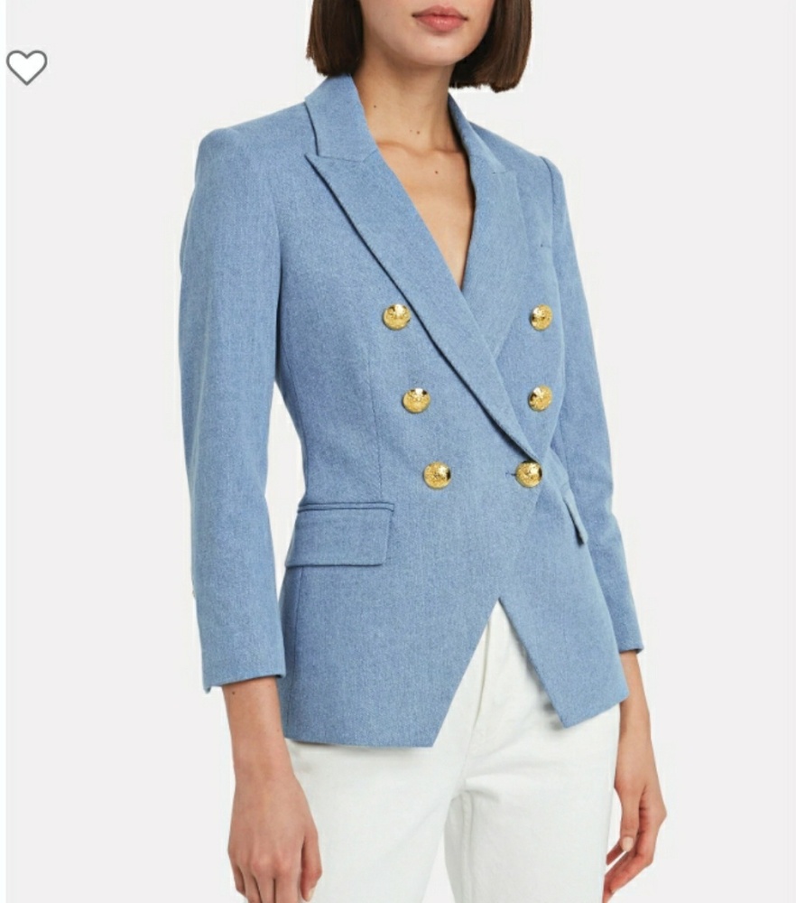 EUC Veronica Beard Empire double blazer GOLD